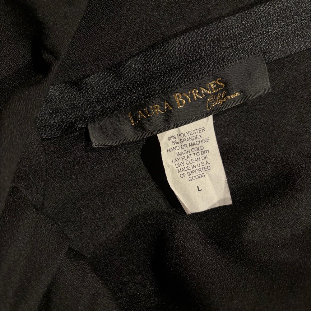Pinup Couture PUG Lucrezia Renaissance Maxi Gown in Black Stretch Crepe L NWOT - Picture 8 of 8